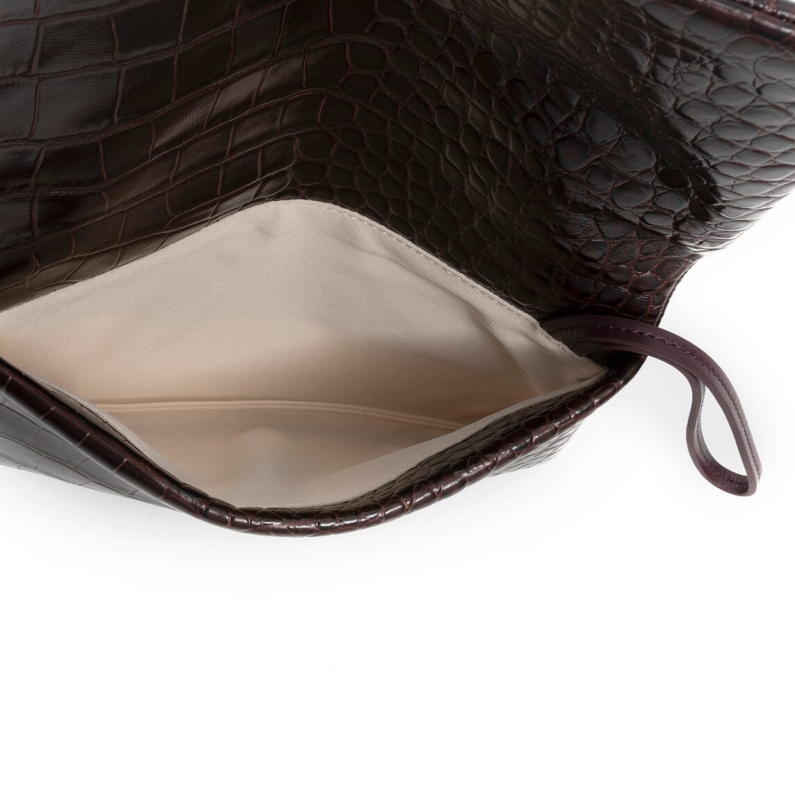 SALCE - Clutch - Need Cocco Burgundy Borse SALCE