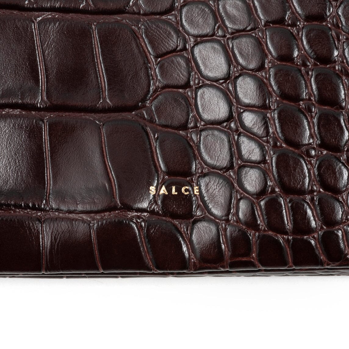 SALCE - Clutch - Need Cocco Burgundy Borse SALCE
