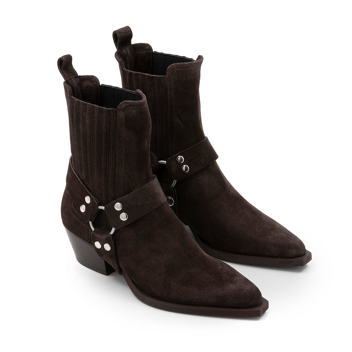 BIBI LOU - Stivaletto texano - 552T60AA - Camoscio marrone