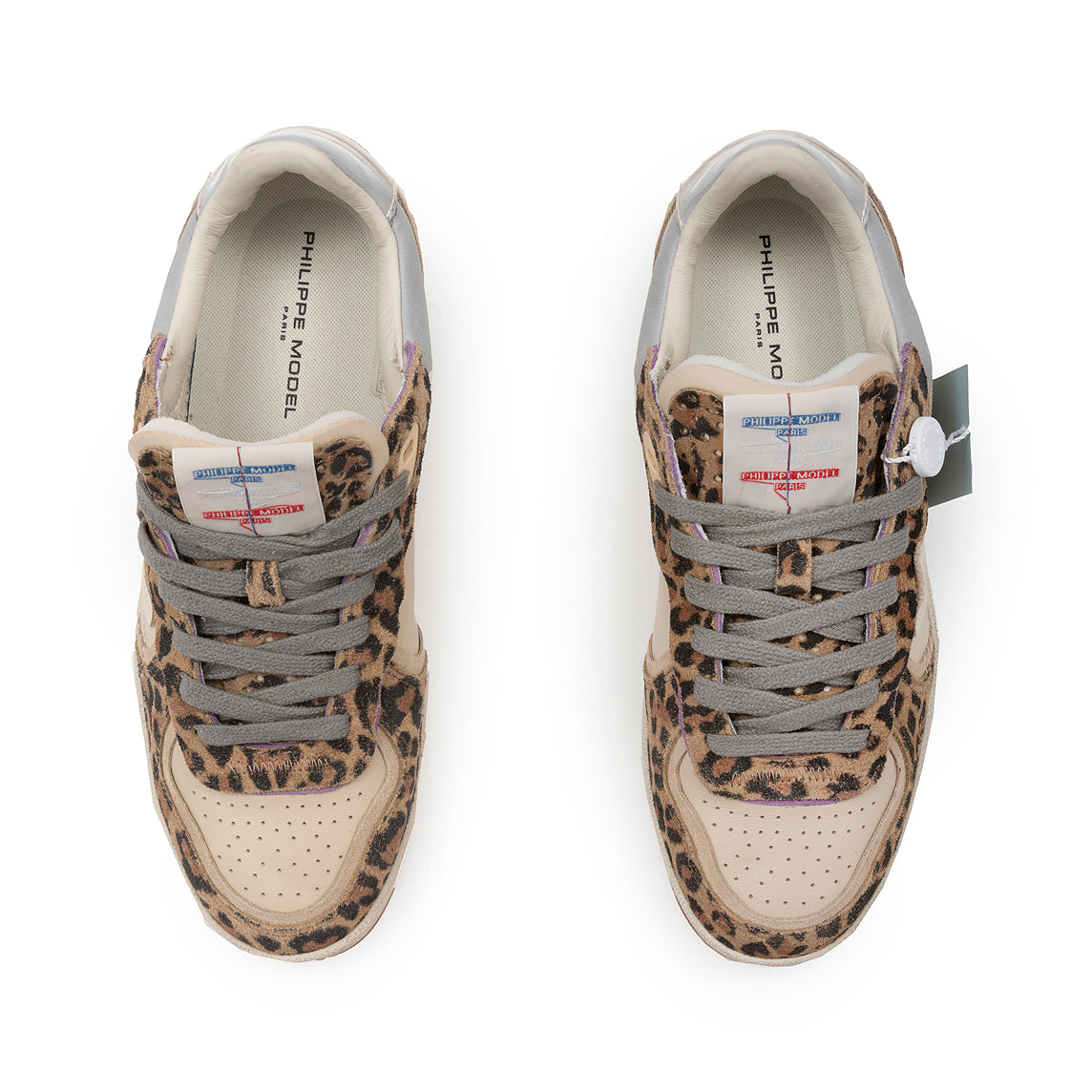 PHILIPPE MODEL - Sneakers - PGLD AXE1 - ANIMALIER BEIGE