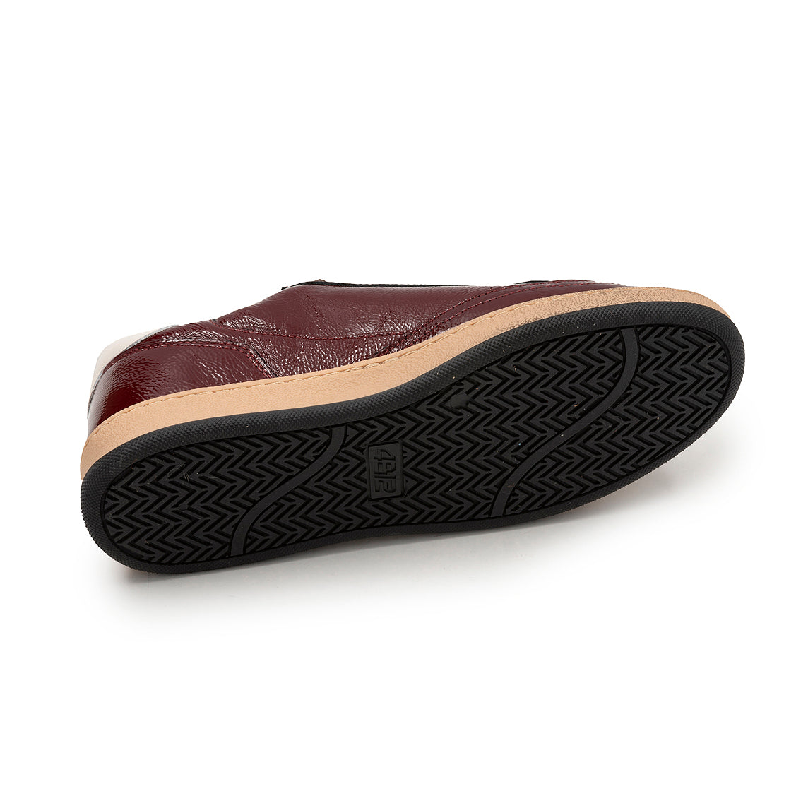 4B12 - Sneakers - Playnew D2032 - Lipstick vernice bordò
