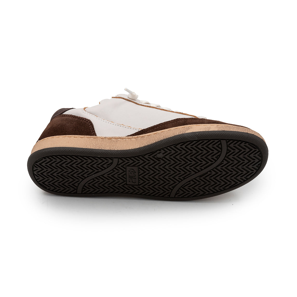 4B12 - Sneakers - Playnew D2045 - White/Bronze