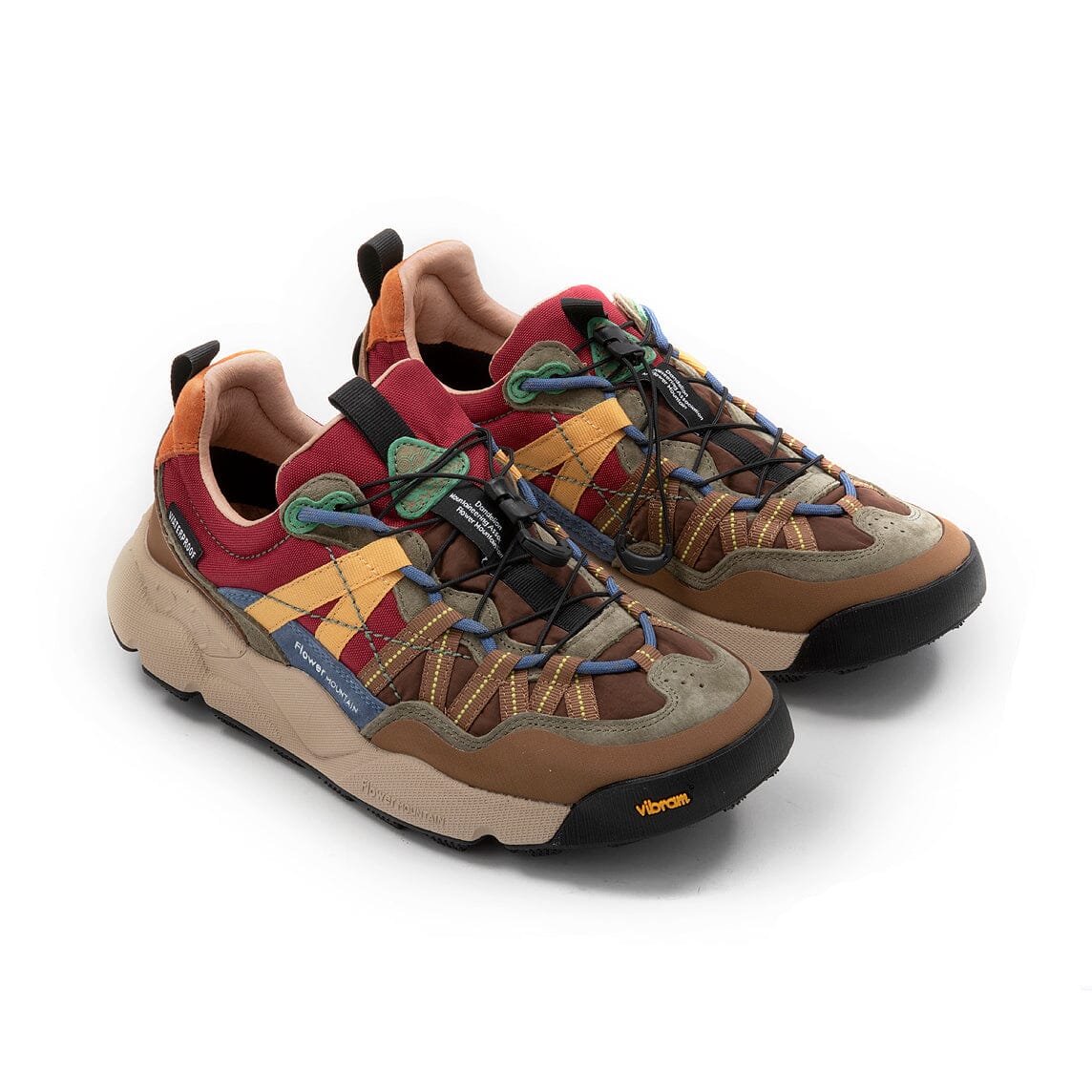 FLOWER MOUNTAIN - Sneakers Iwano 2 Waterproof - 2D78 - Brown Bordeaux Scarpe Donna FLOWER MOUNTAIN