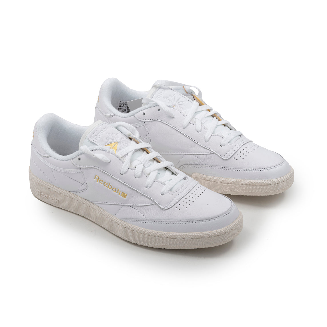 REEBOK - Sneakers - Club C 85 Men - 100279026 - White/Chalk/Gold