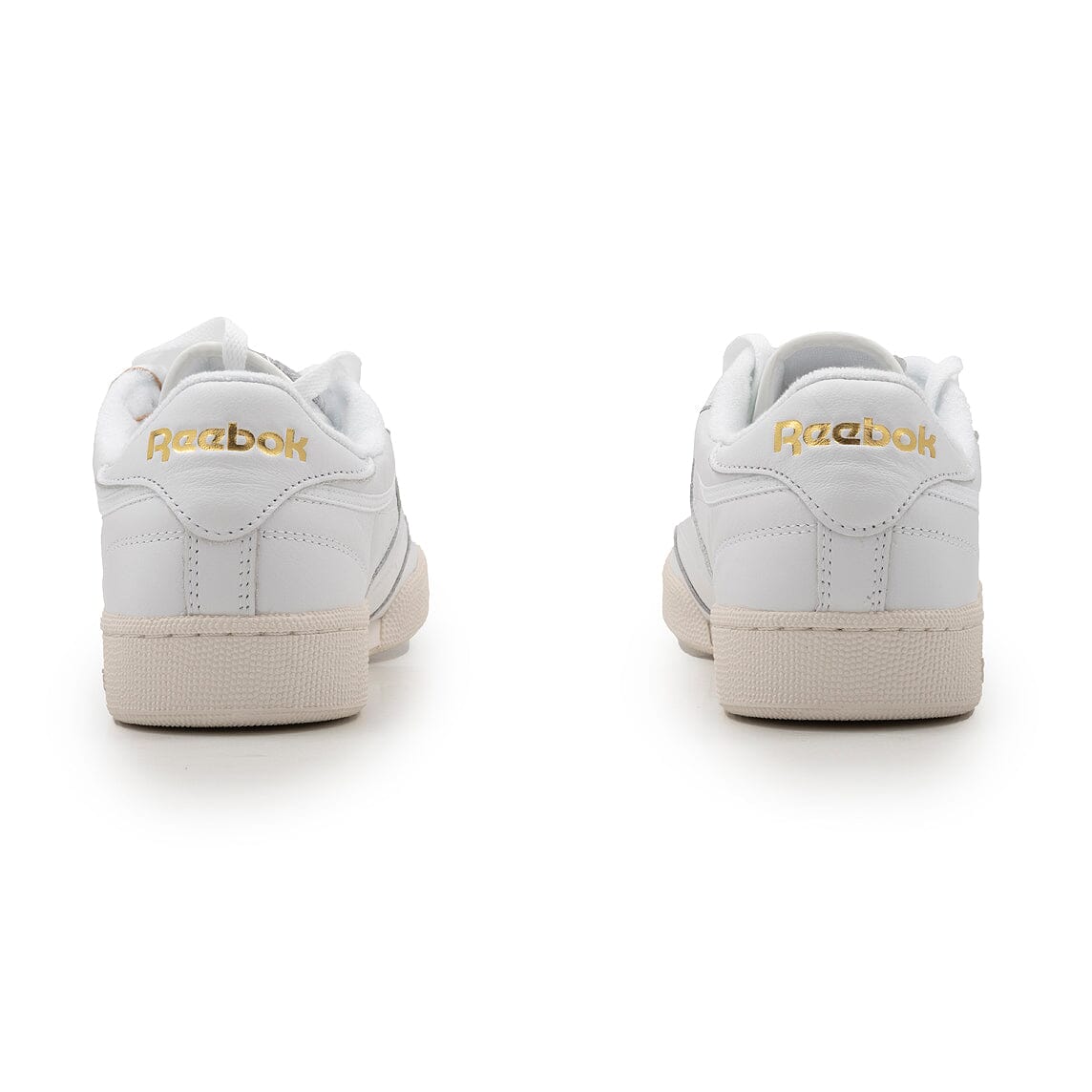 REEBOK - Sneakers - Club C 85 Men - 100279026 - White/Chalk/Gold Scarpe Uomo REEBOK - Collezione Uomo