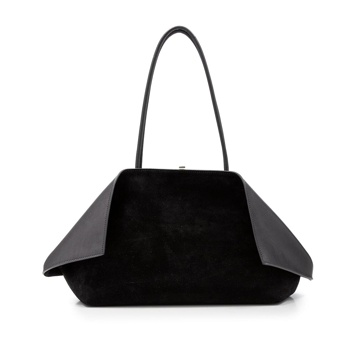 MINOBOSSI - Borsa a spalla - Valery - Camoscio/Pelle Nero Borse MINOBOSSI