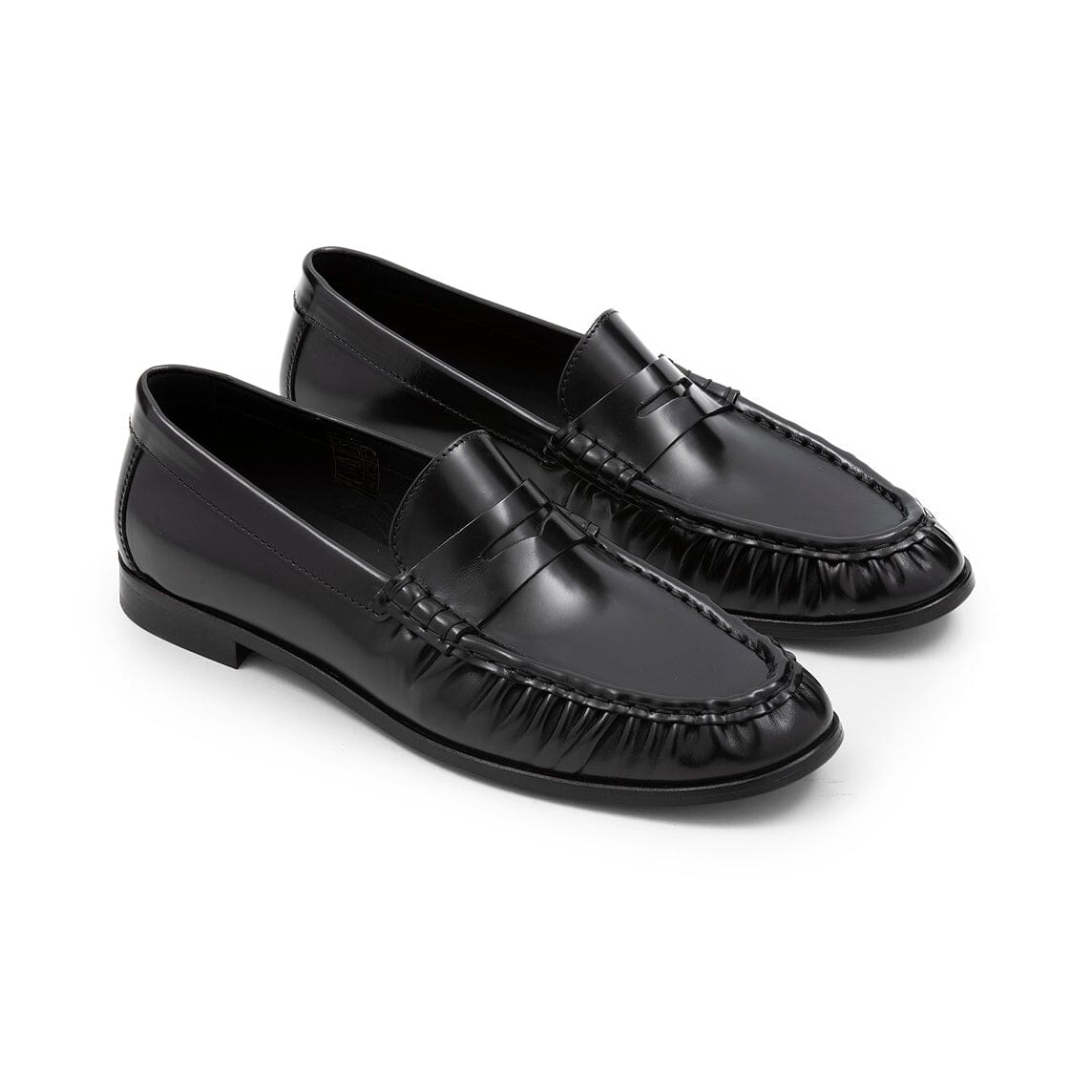POEVE - Mocassino Milla - DO27 - Abrasivato Nero Scarpe Donna POESIE VENEZIANE