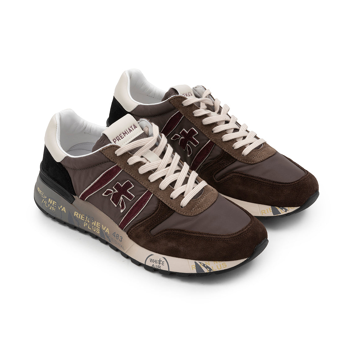 PREMIATA - Sneakers - LANDER 8657 - Marron Bordeaux