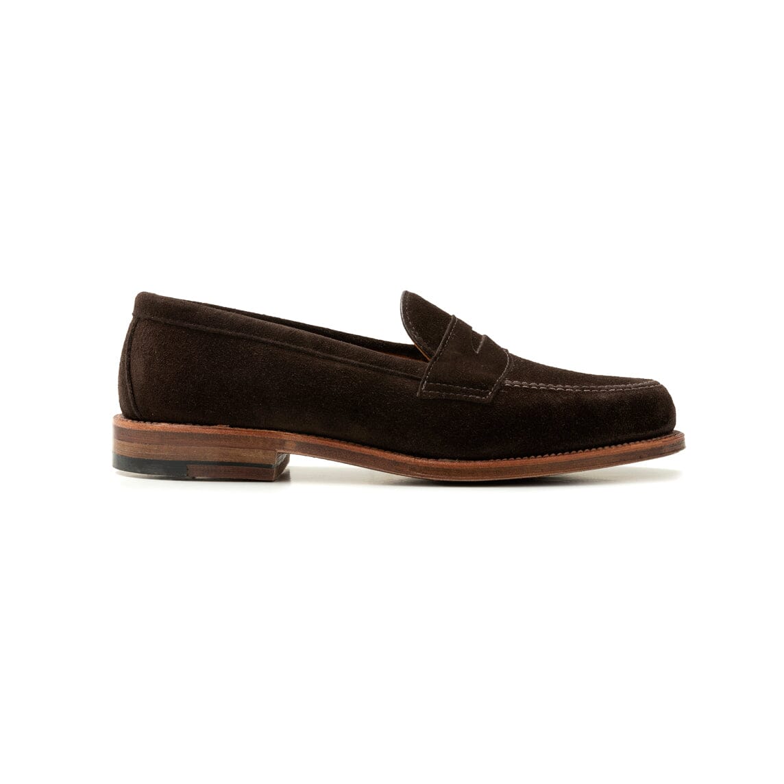 ALDEN - 6176F - Mocassino - Camoscio Dark Chocolate Scarpe Uomo Alden