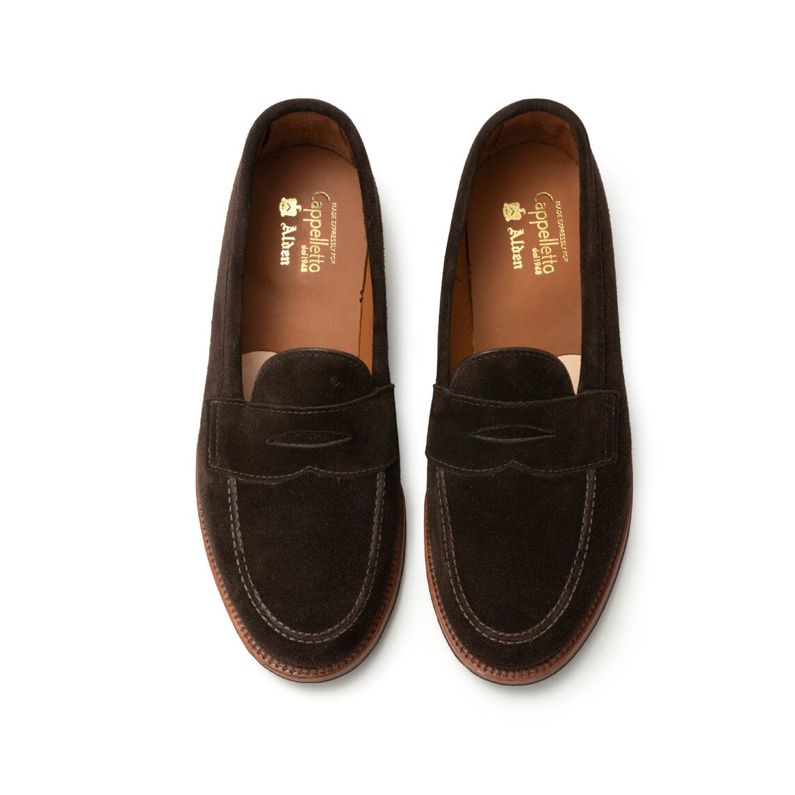 ALDEN - 6176F - Mocassino - Camoscio Dark Chocolate Scarpe Uomo Alden