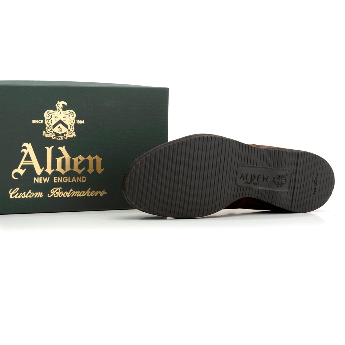 ALDEN - 53392 - Derby Camoscio Hummus Ergonomica Scarpe Uomo Alden