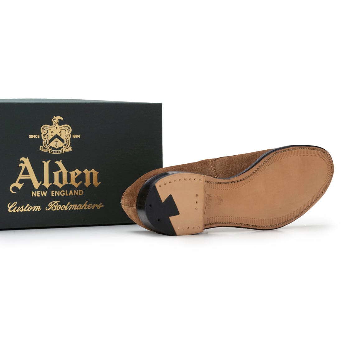ALDEN - M5507Y - Derby forma Ergonomica - Camoscio Snuff Scarpe Uomo Alden