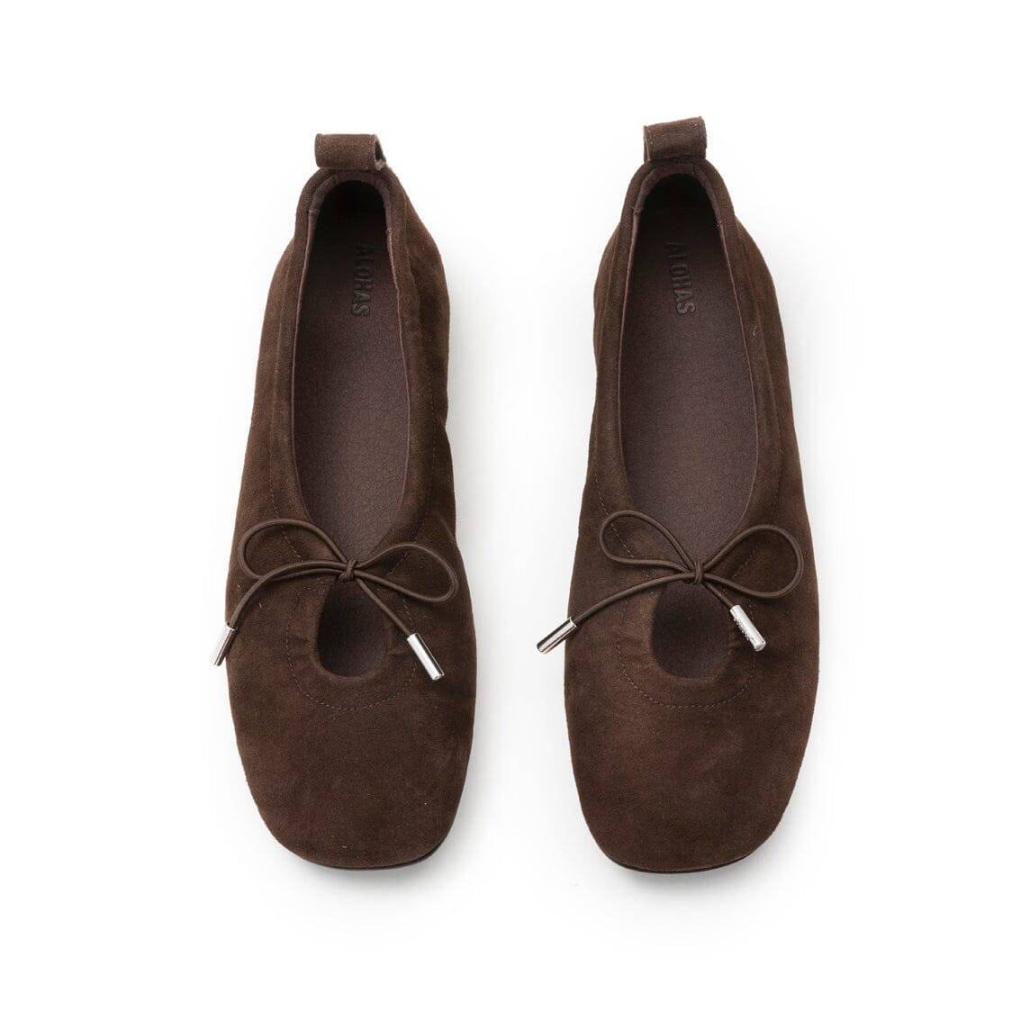 ALOHAS - Ballerina Rosalind - Camoscio Brown Scarpe Donna ALOHAS