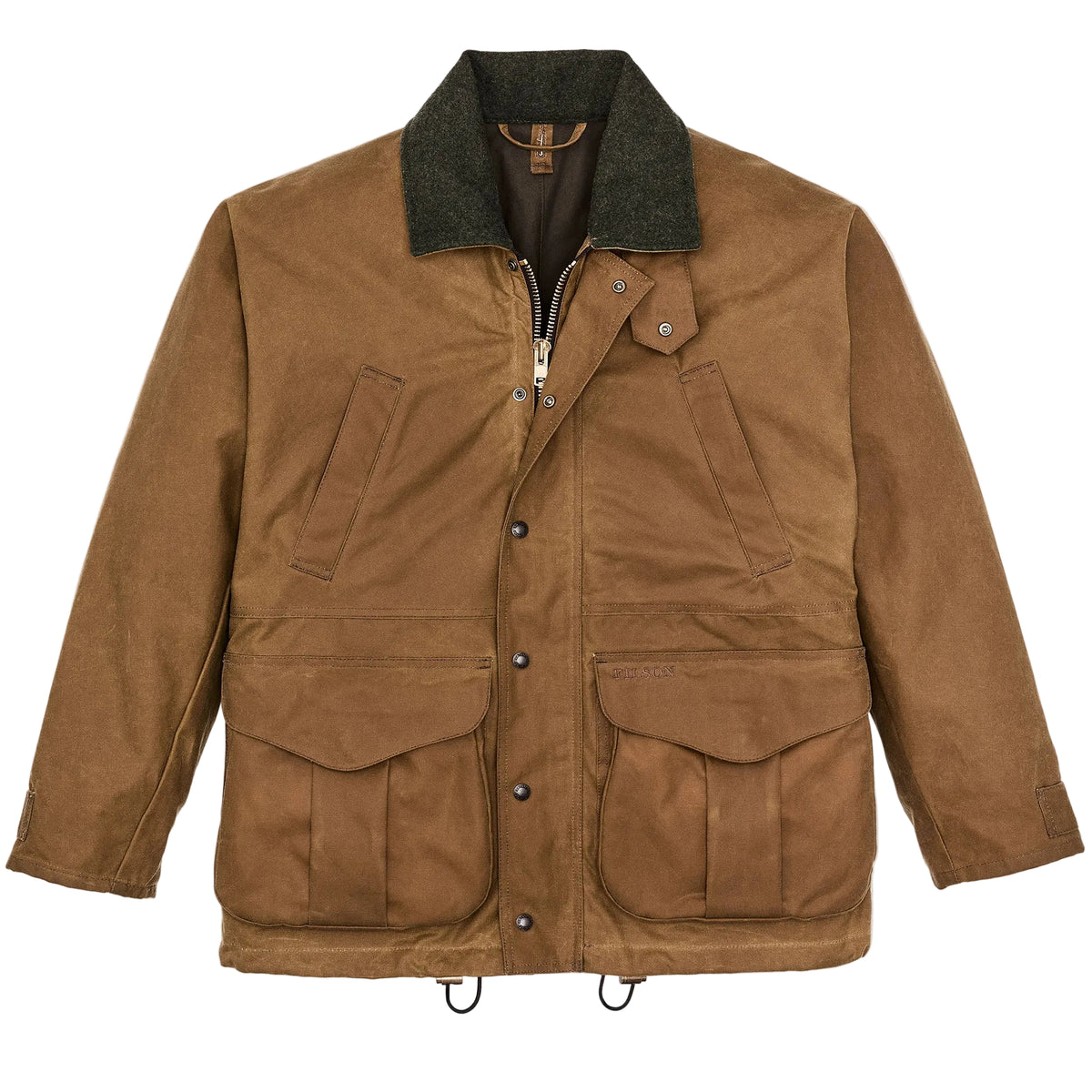 FILSON - Lined Tin Cloth Field Jacket - FMCPS0147 - Dark Tan