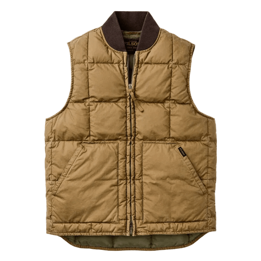 FILSON - Heritage Cotton Down Vest - FMGIL0064 - Light Brown Abbigliamento Uomo FILSON