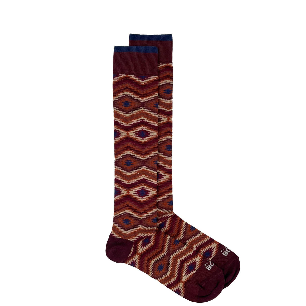 IN THE BOX - Calzini - IKAT - Bordeaux Accessori Uomo IN THE BOX