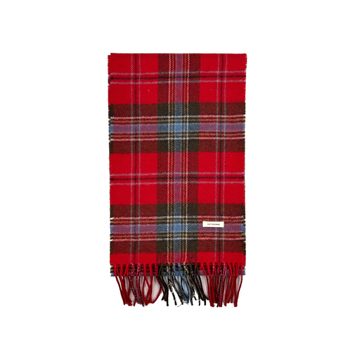 IN THE BOX - Sciarpa tartan - Rosso Accessori Uomo IN THE BOX
