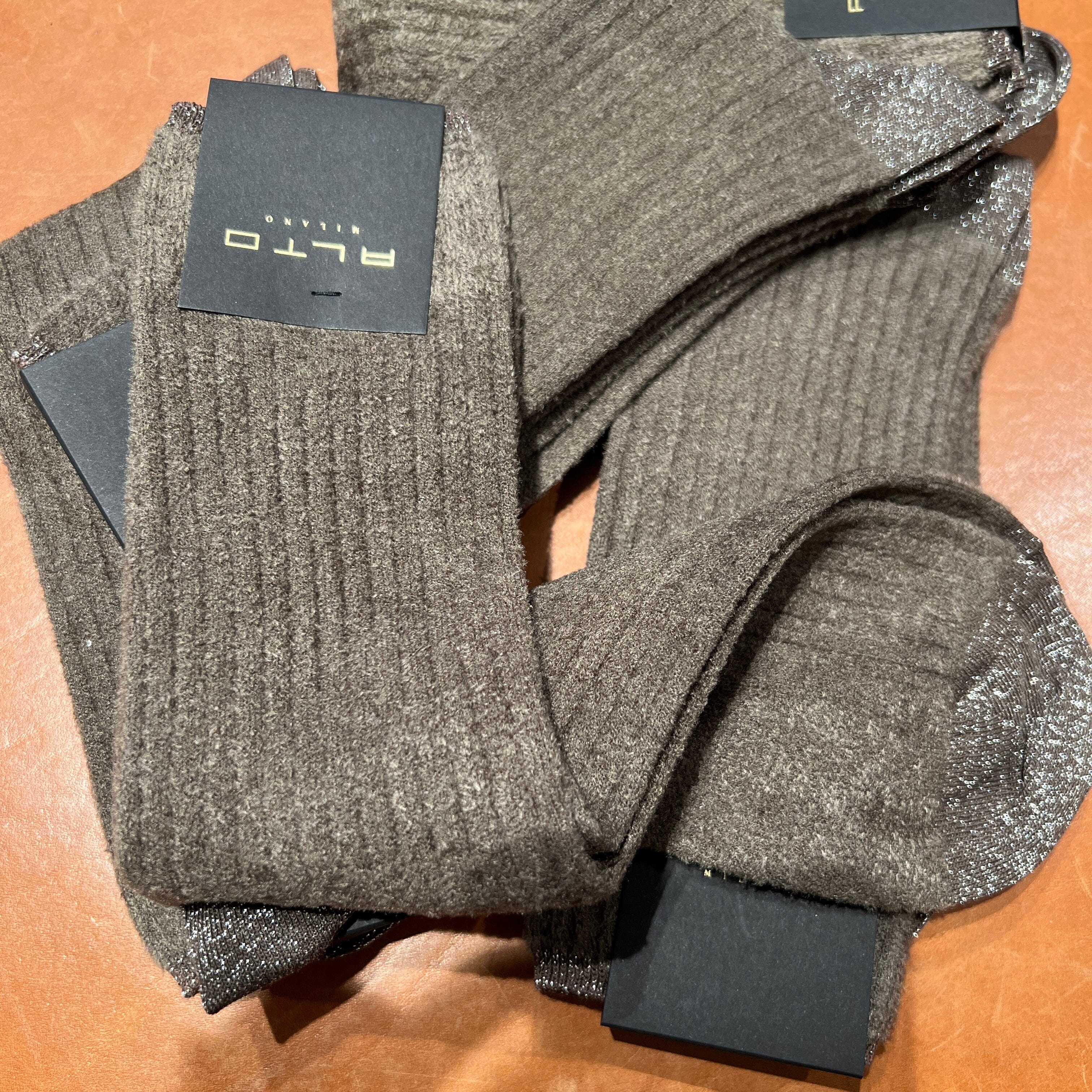 ALTO MILANO - Calzino Susan - 125 Noce Accessori Donna ALTO MILANO - Collezione Donna