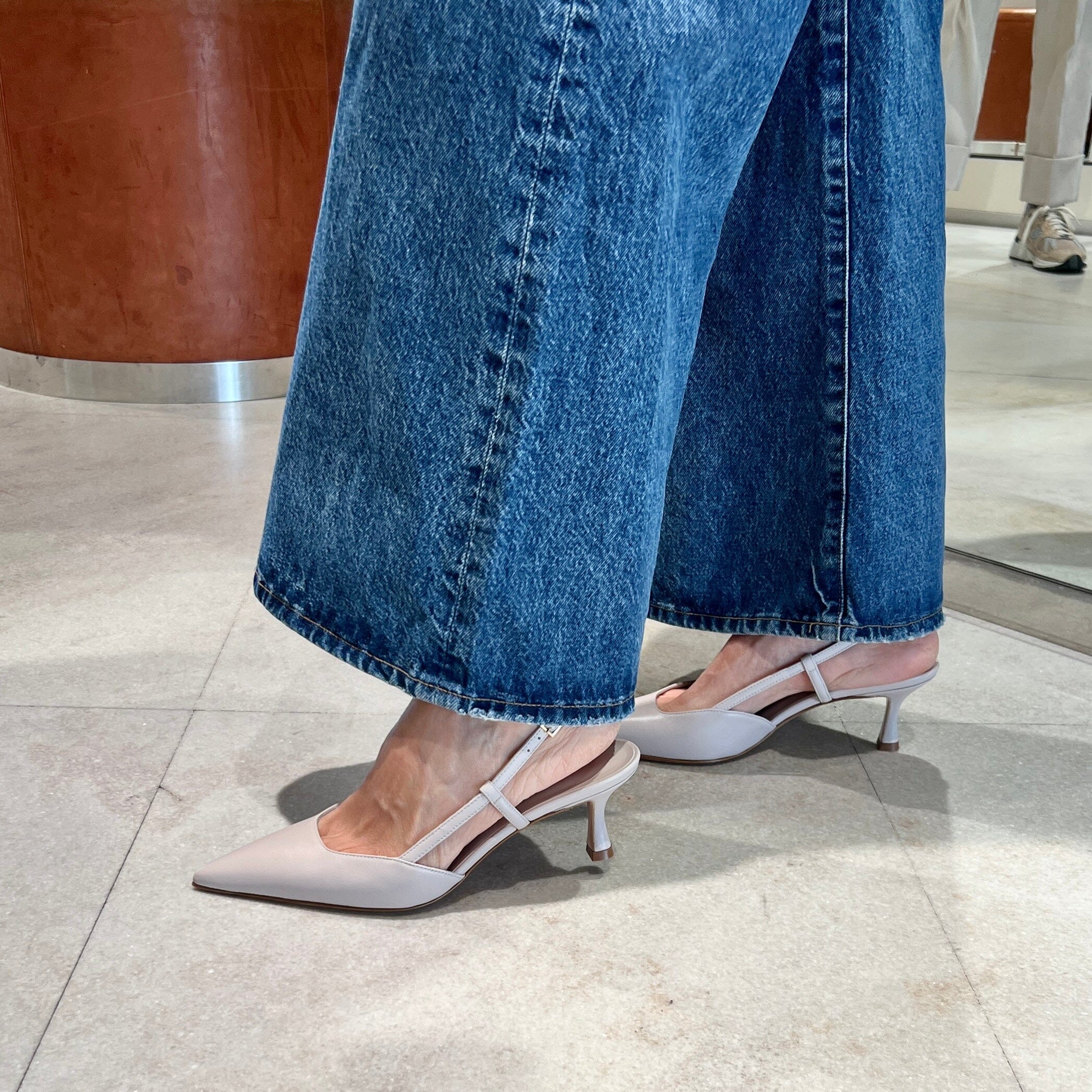 SERGIO LEVANTESI - Sling Back - ELSA - Corda Avorio Scarpe Donna SERGIO LEVANTESI