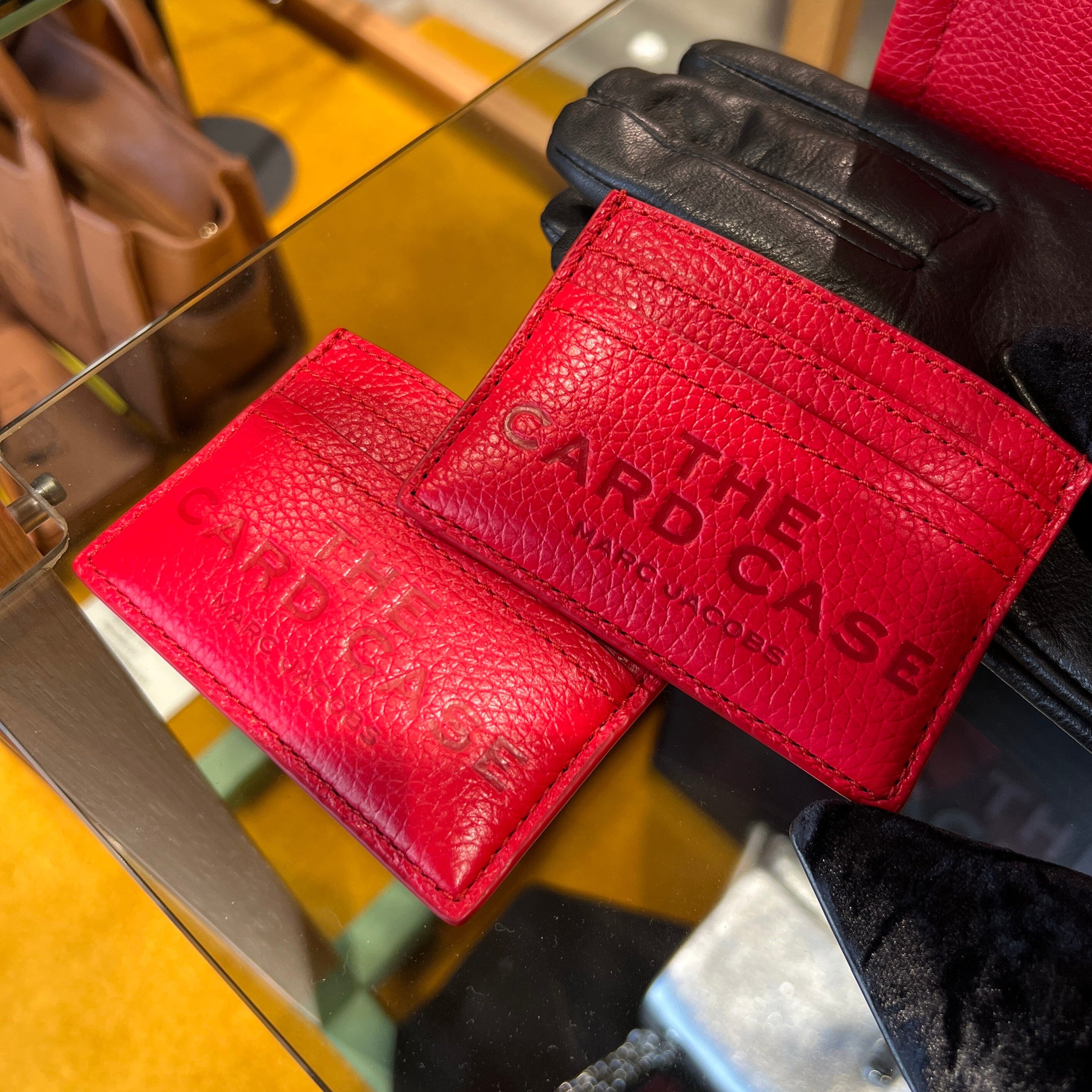 MARC JACOBS - Portacarte The Card Case - Rosso 617 Accessori Donna Marc Jacobs