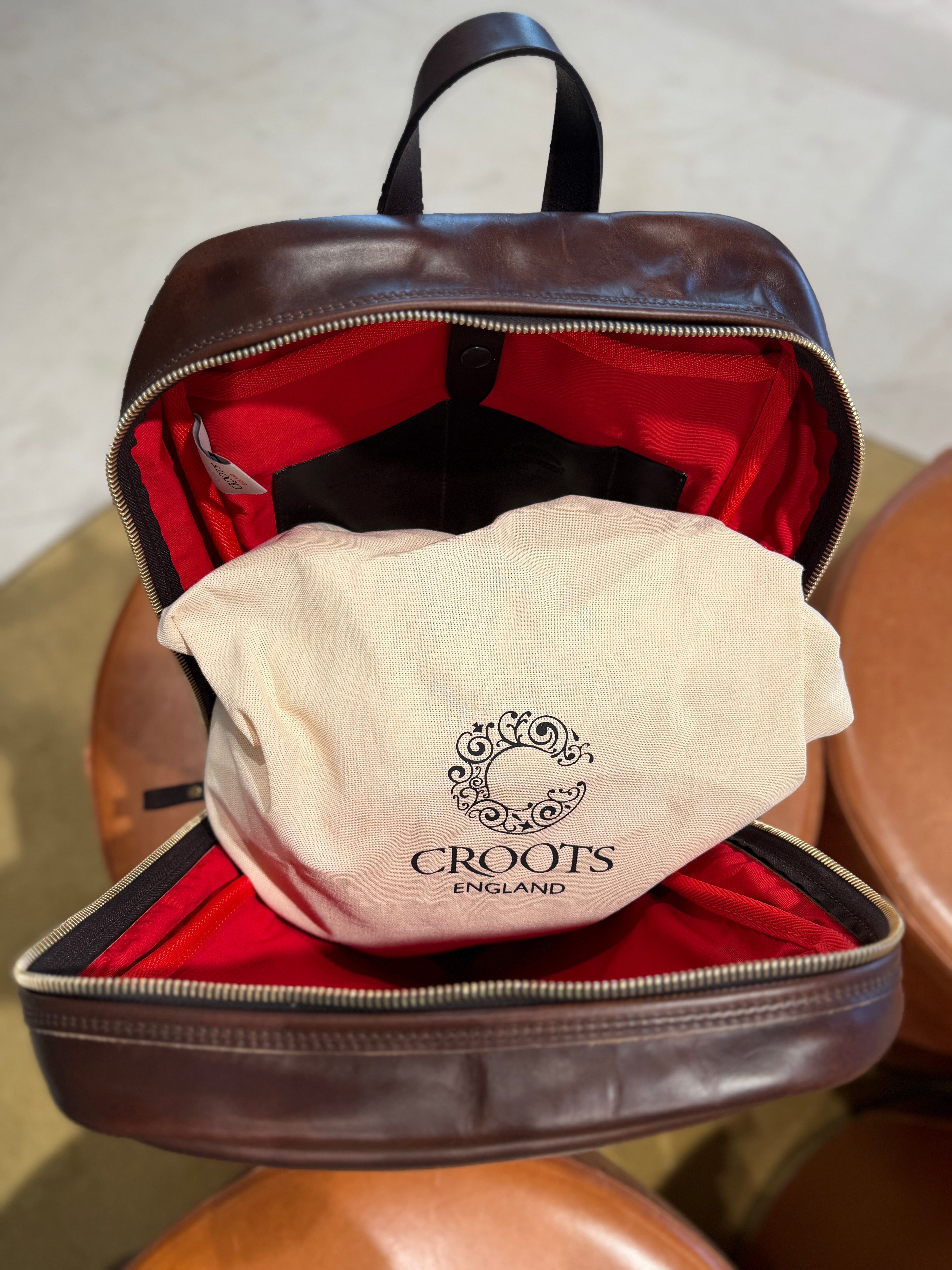 CROOTS ENGLAND - ZAINO S2 - HORWEEN DARK BROWN Borse CROOTS ENGLAND