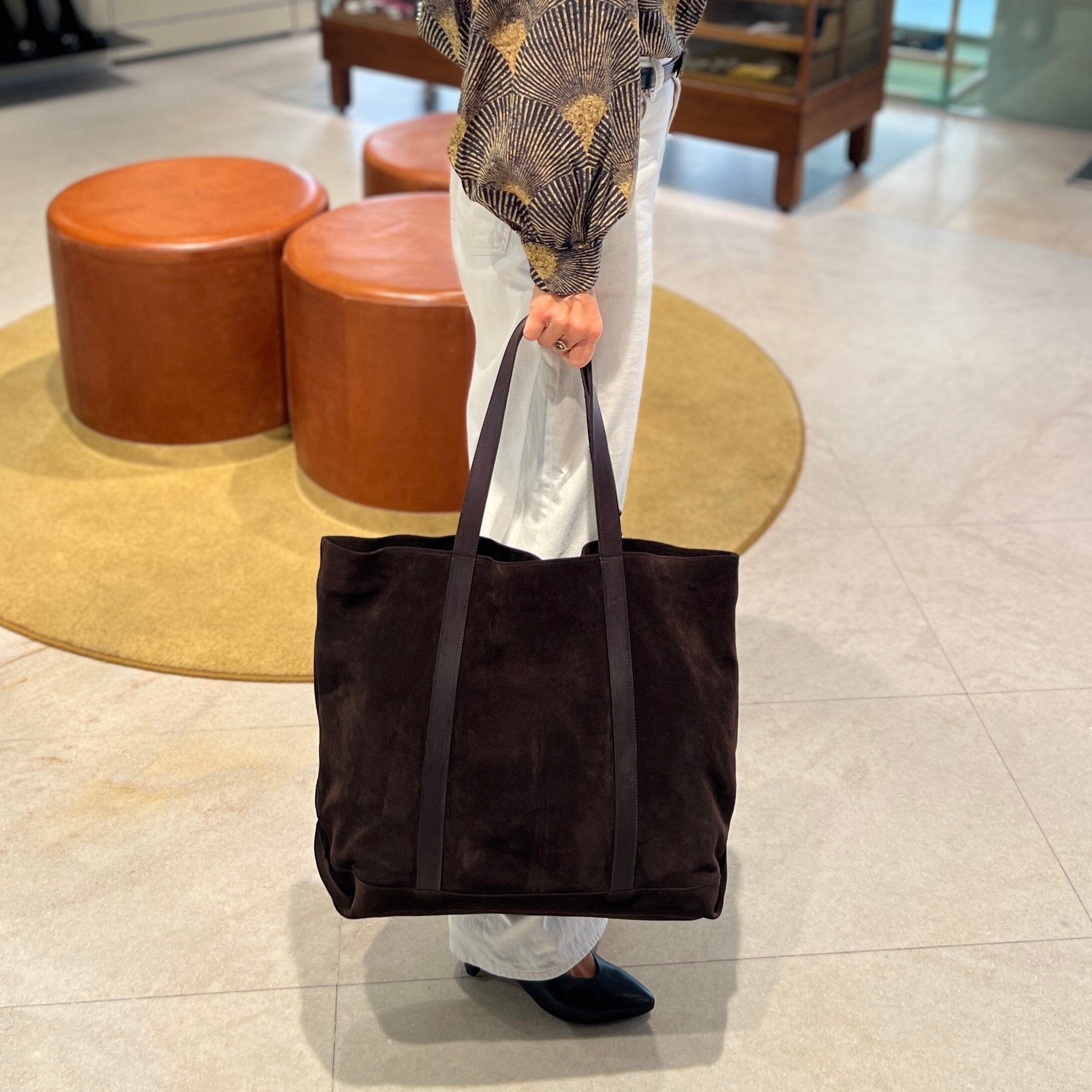 SACHET - Borsa a spalla - 482 - camoscio testa di moro Borse SACHET