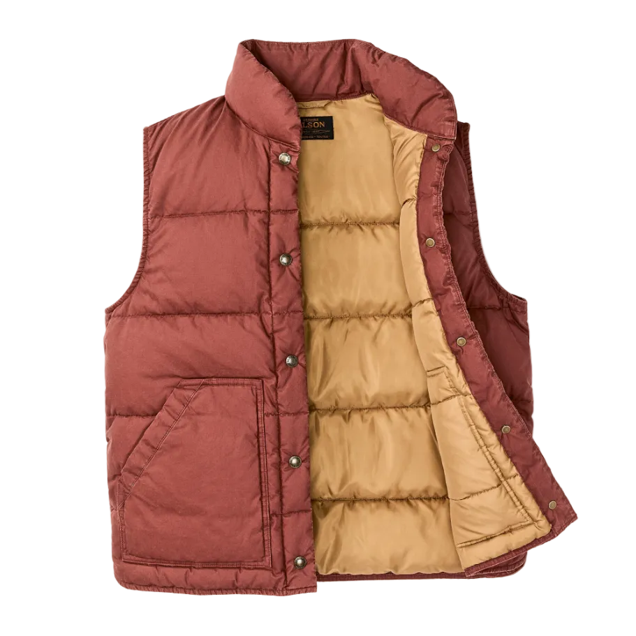 FILSON - Heritage Cotton Down Vest - FWGIL0008 - Smoked Paprika