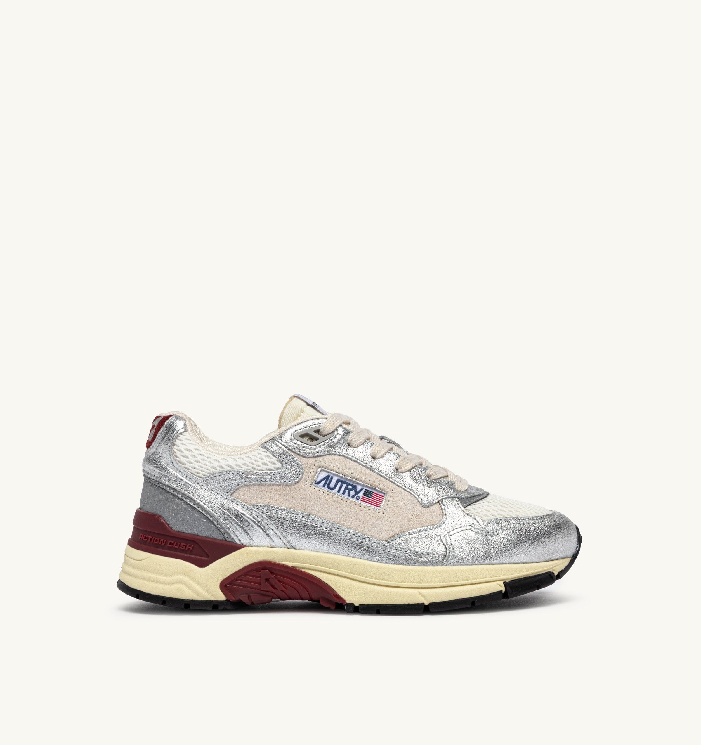 AUTRY - HYLW EM05 - Sneakers HYPERWAY - Laminato Silver Syra Scarpe Donna AUTRY - Collezione donna