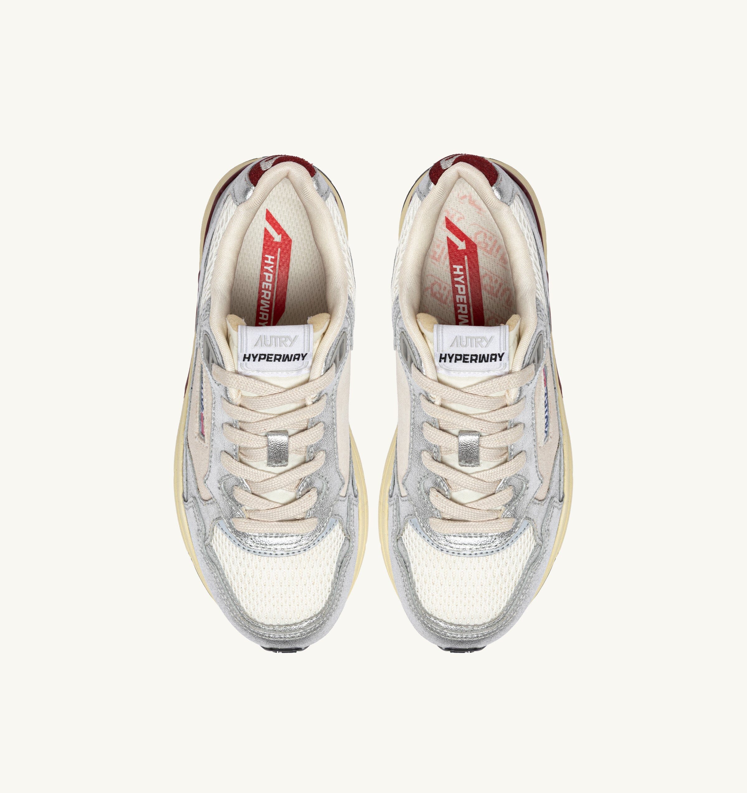 AUTRY - HYLW EM05 - Sneakers HYPERWAY - Laminato Silver Syra Scarpe Donna AUTRY - Collezione donna