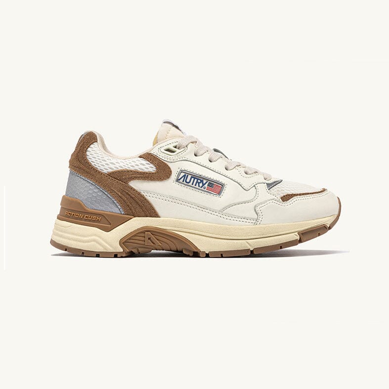 AUTRY - HYLW GN03 -Sneakers HYPERWAY - Bianco cuoio Scarpe Donna AUTRY - Collezione donna