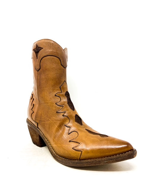 FAUZIAN JEUNESSE - EW - Texano ANKLE BOOT STELLA - Vecchio Sughero