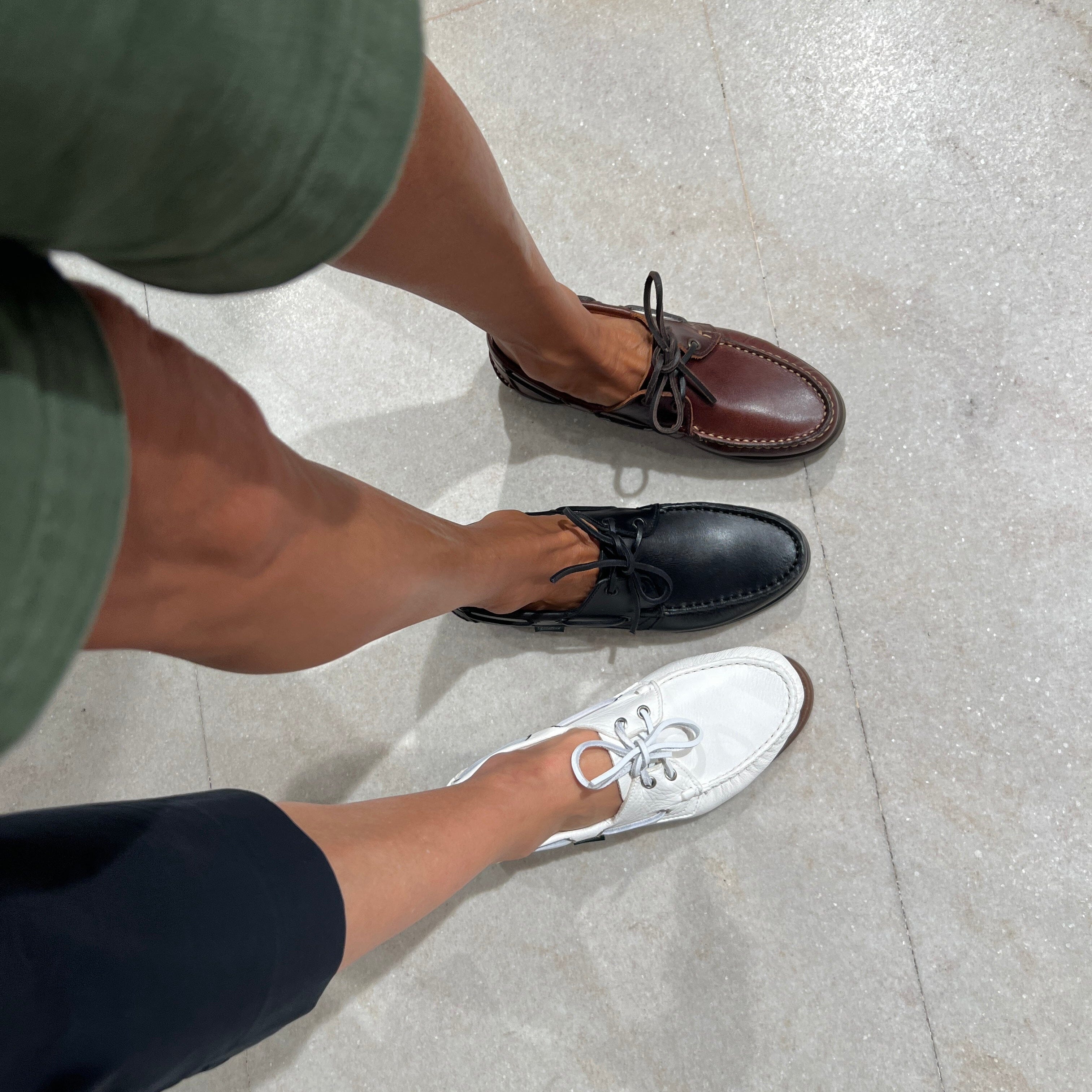 PARABOOT - BARTH F/MARINE - Scarpa da Barca - Allacciata 190854 - Cervo Bianco Scarpe Donna Paraboot