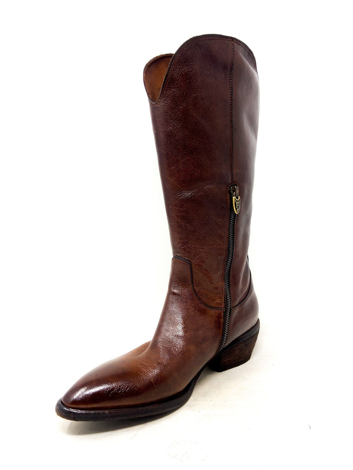 FAUZIAN JEUNESSE - EW - Texano - LOW BOOT ZIP - Cocco