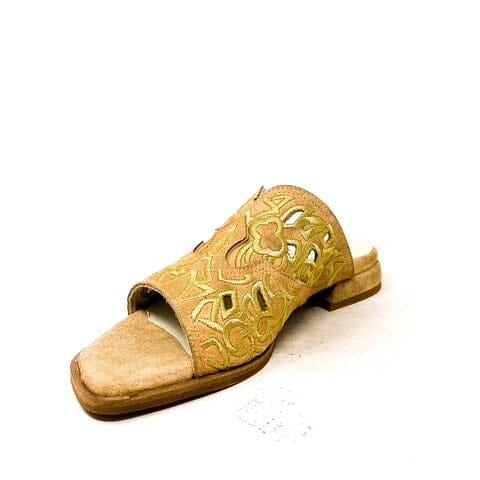 FAUZIAN JEUNESSE - EW - Sandali bassi - SANDAL LINDA FLAT - Cuoio naturale