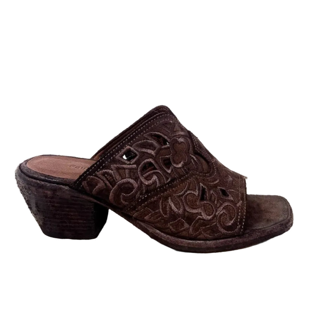 FAUZIAN JEUNESSE - EW - Sandali con tacco - SANDAL LINDA - Ebano