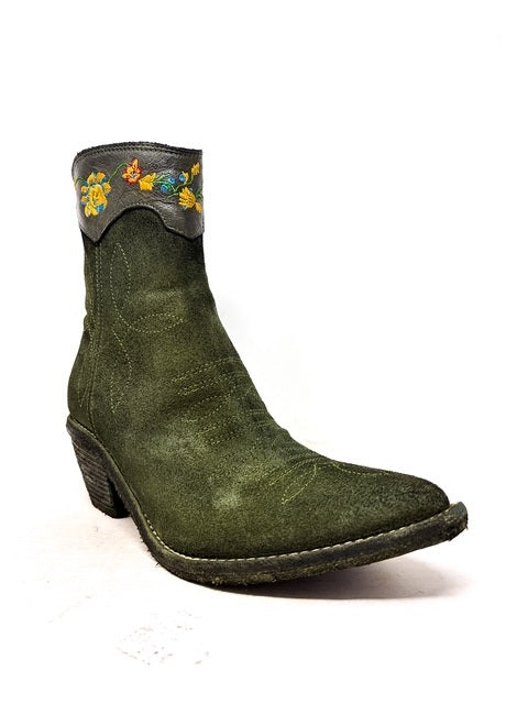 FAUZIAN - Stivaletti texani - ANKLE BOOT FLOWERS