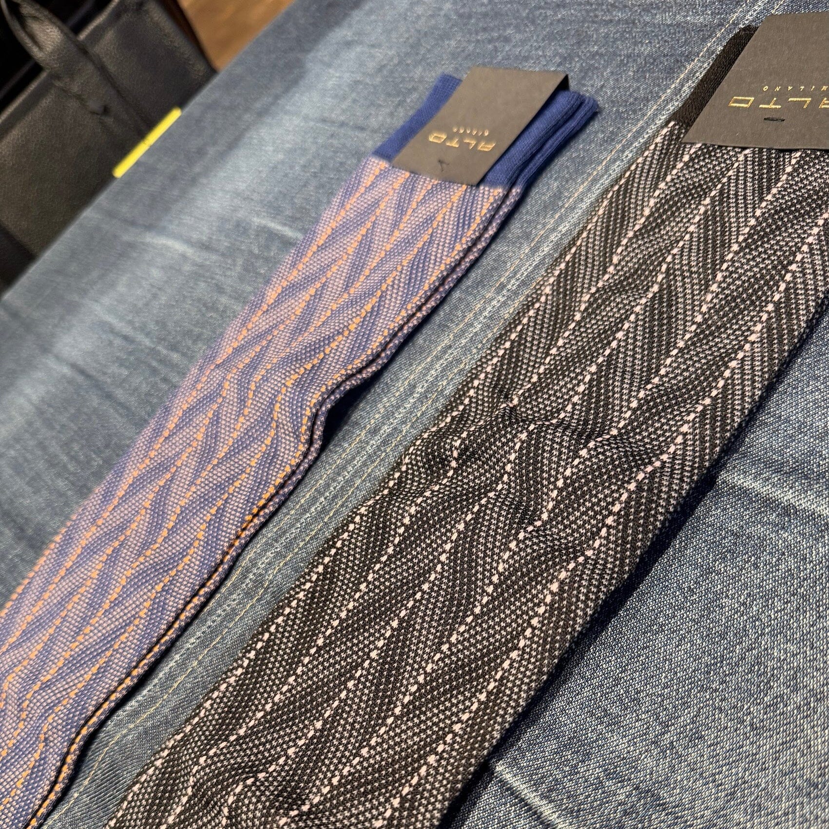 ALTO MILANO - Calzino - 26PEAM2284UC_21-Nero Accessori Uomo Alto Milano