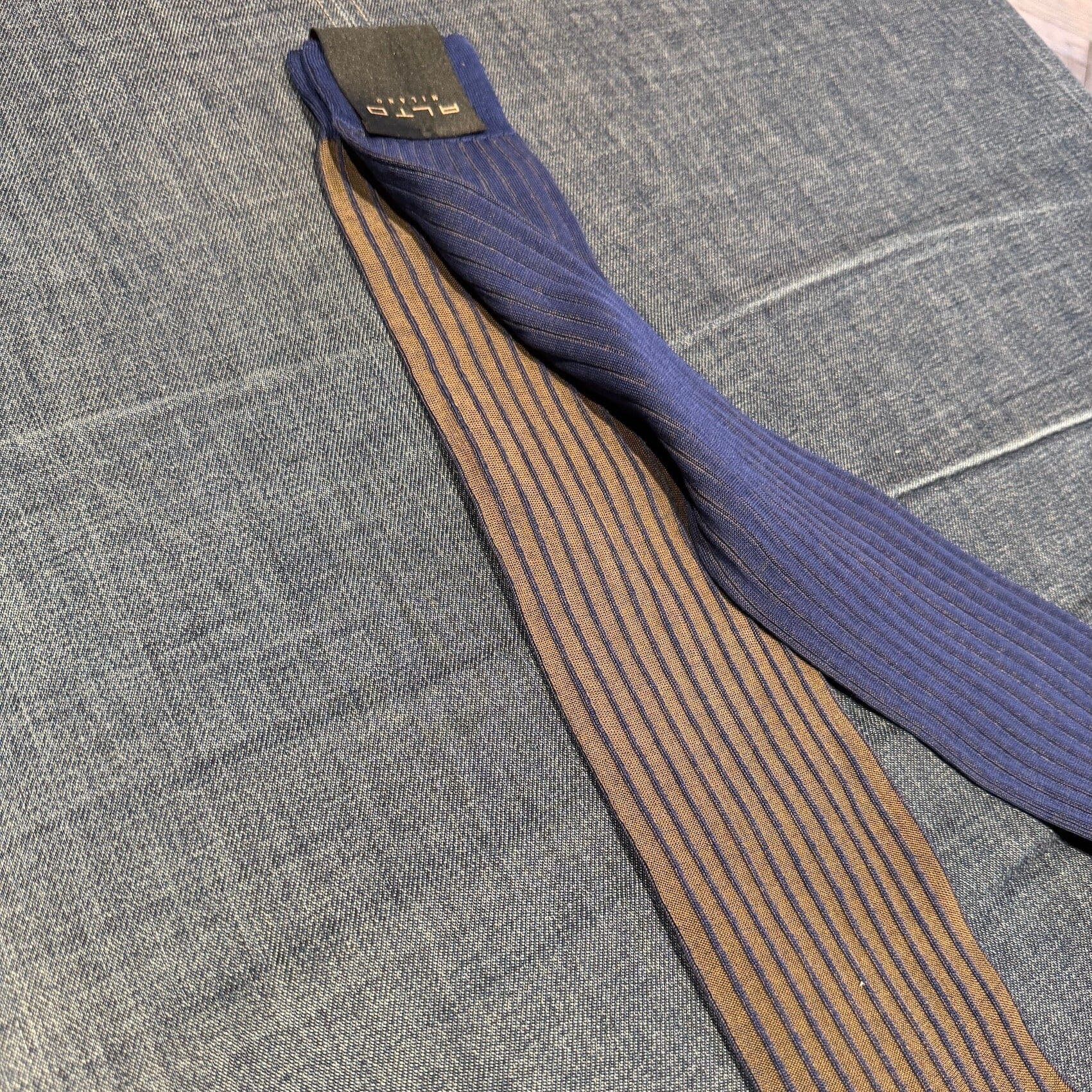 ALTO MILANO - Calzino - 25PEAM1686UC_45- Bluette Accessori Uomo Alto Milano
