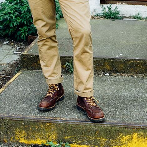 RED WING SHOES - Polacco Moc Toe 8146 - Brown Scarpe Uomo Red Wing Shoes