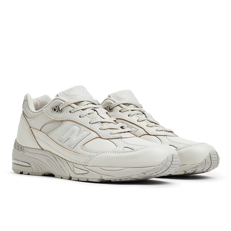 NEW BALANCE - Sneakers M991OW - Pelle Bianco Scarpe Uomo NEW BALANCE - Collezione Uomo 