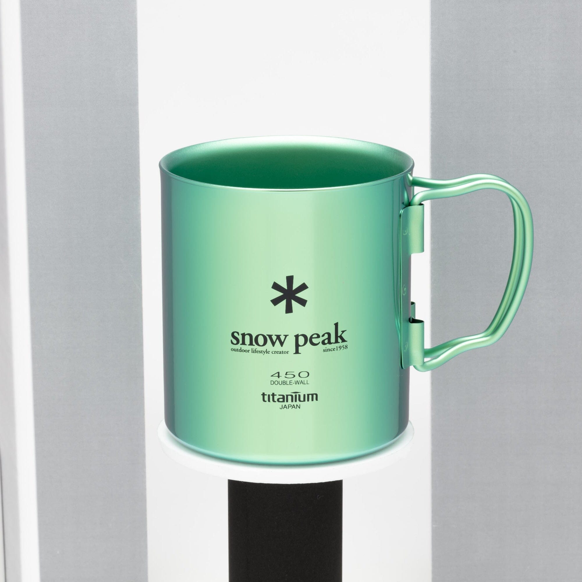 SNOW PEAK - TAZZA TITANIUM SINGLE WALL 450 - MG - 053 VERDE ACCESSORI DONNA SNOW PEAK