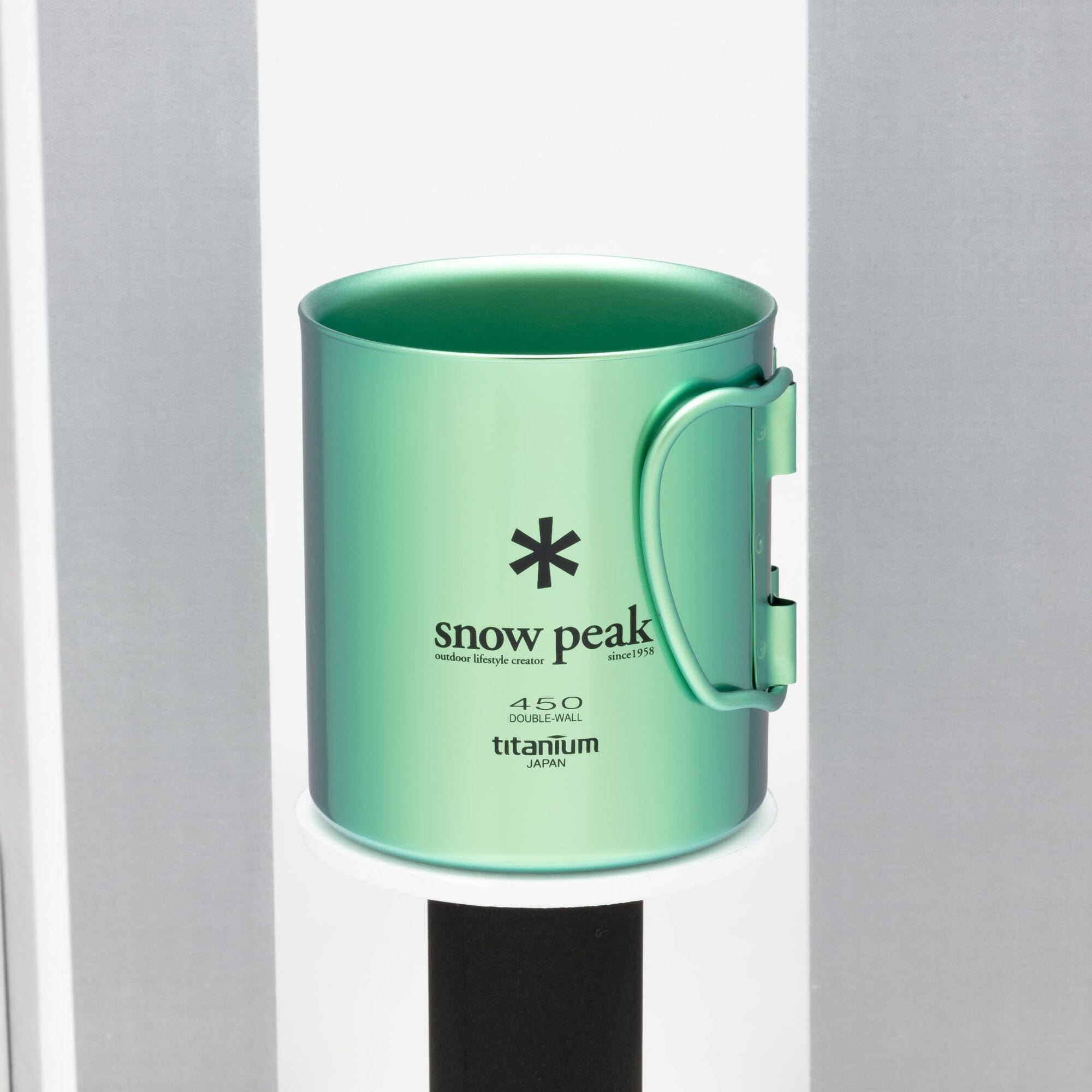 SNOW PEAK - TAZZA TITANIUM SINGLE WALL 450 - MG - 053 VERDE ACCESSORI DONNA SNOW PEAK