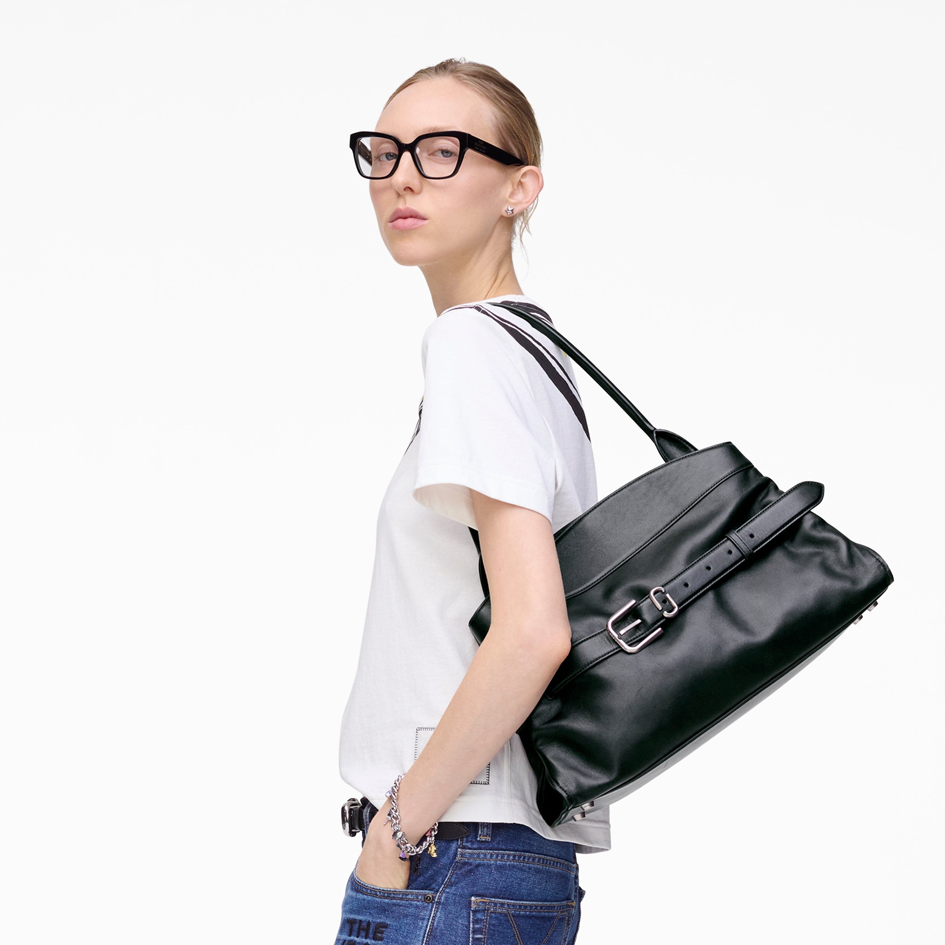 MARC JACOBS - Borsa a spalla - DAKOTA - 2f5hsc011h01- 001 Nero Borse Marc Jacobs