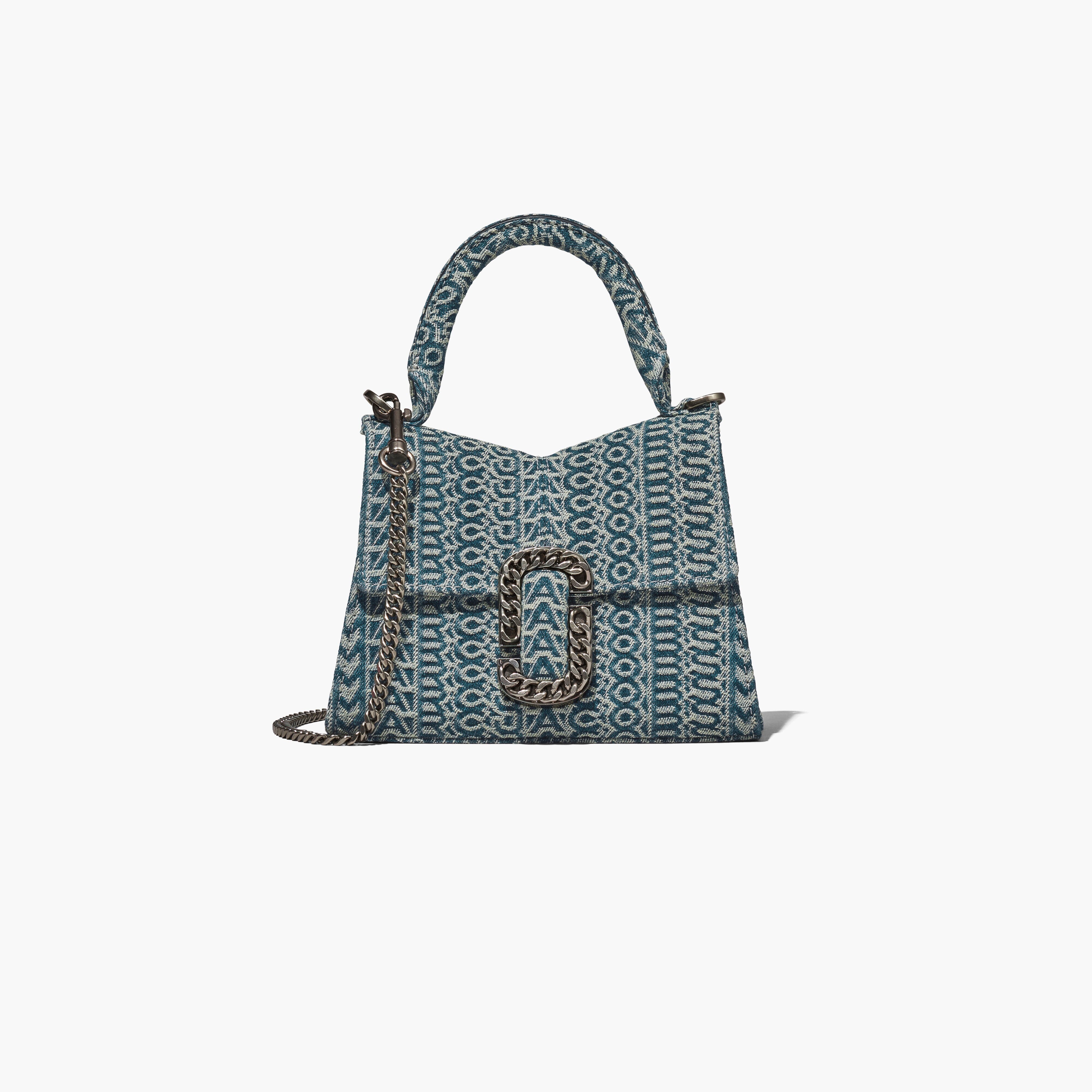 MARC JACOBS - 2P3HSC003H02- 473 - The Top Handle - Sun Faded Denim Borse Marc Jacobs
