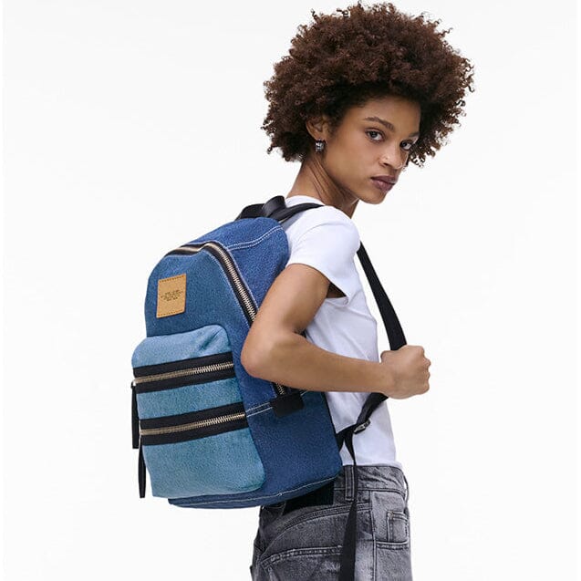 MARC JACOBS - The large Backpack 2P5HBP003H03 - Denim Zaino Marc Jacobs