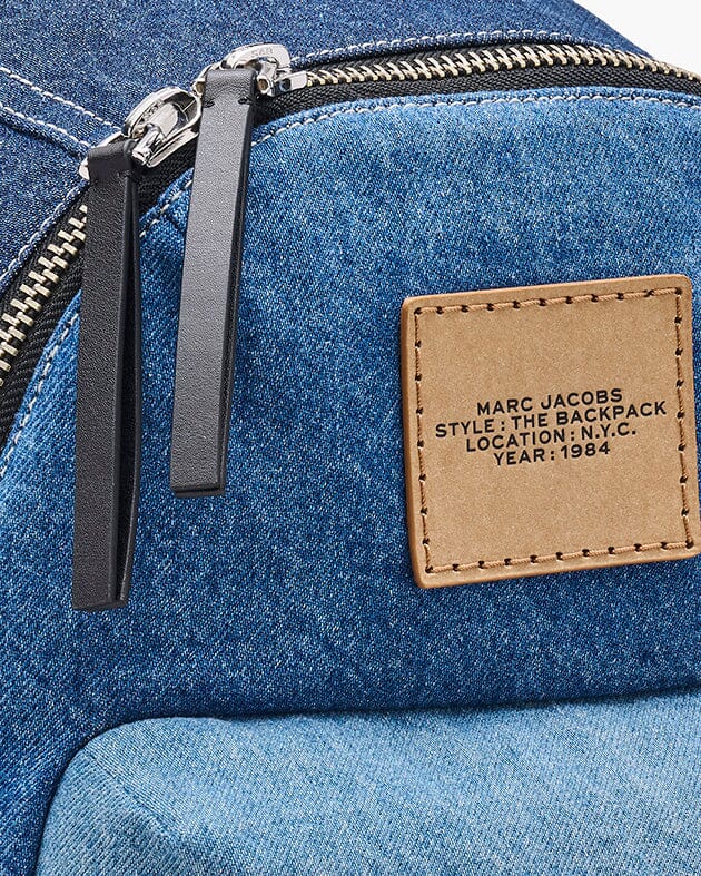 MARC JACOBS - The large Backpack 2P5HBP003H03 - Denim Zaino Marc Jacobs