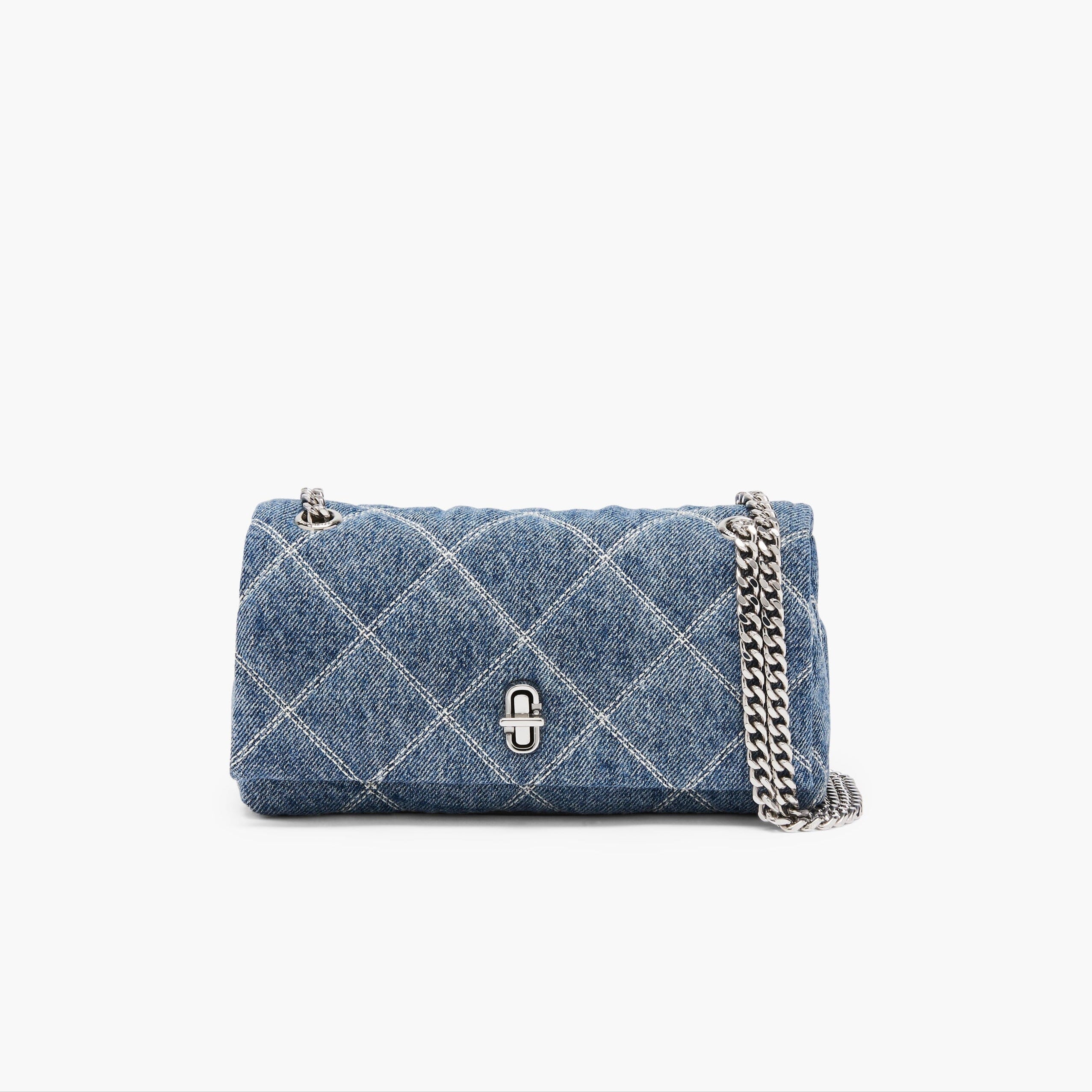 MARC JACOBS - Borsa a spalla 2P5SMN020S03-416 - The dual chain mini quilted denim Borse Marc Jacobs