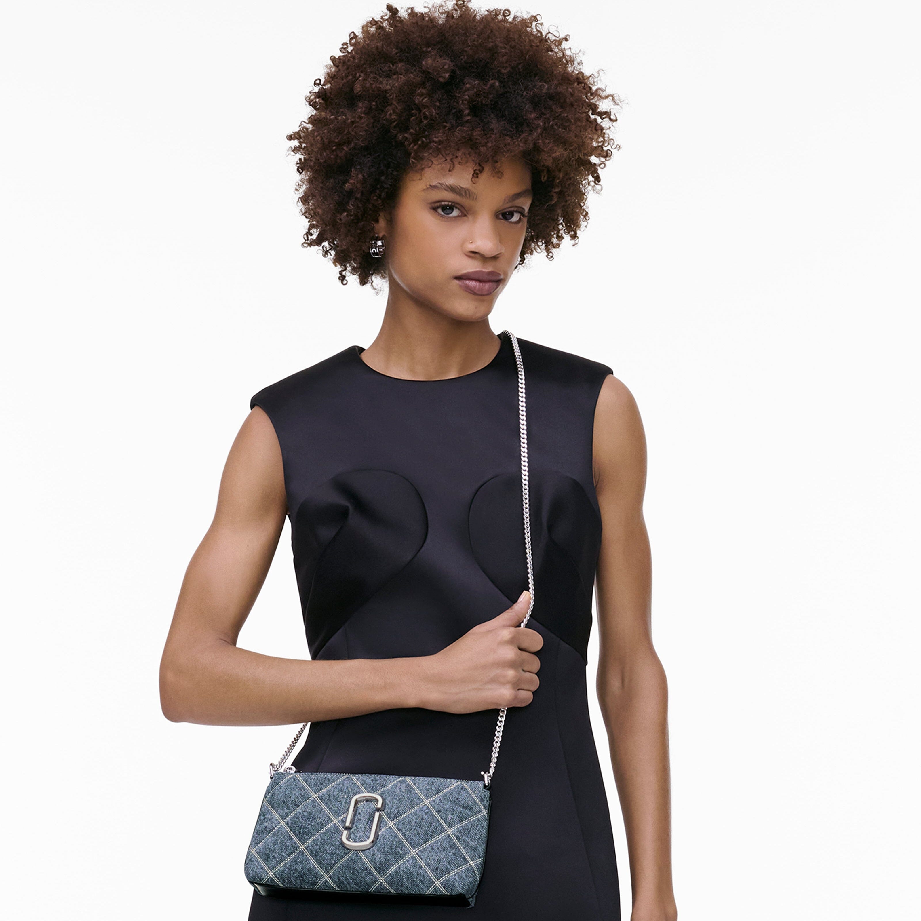 MARC JACOBS - The Pochette Quilted Denim Utility 2P5SMN024S0-416 - Borsa a Spalla Borse Marc Jacobs