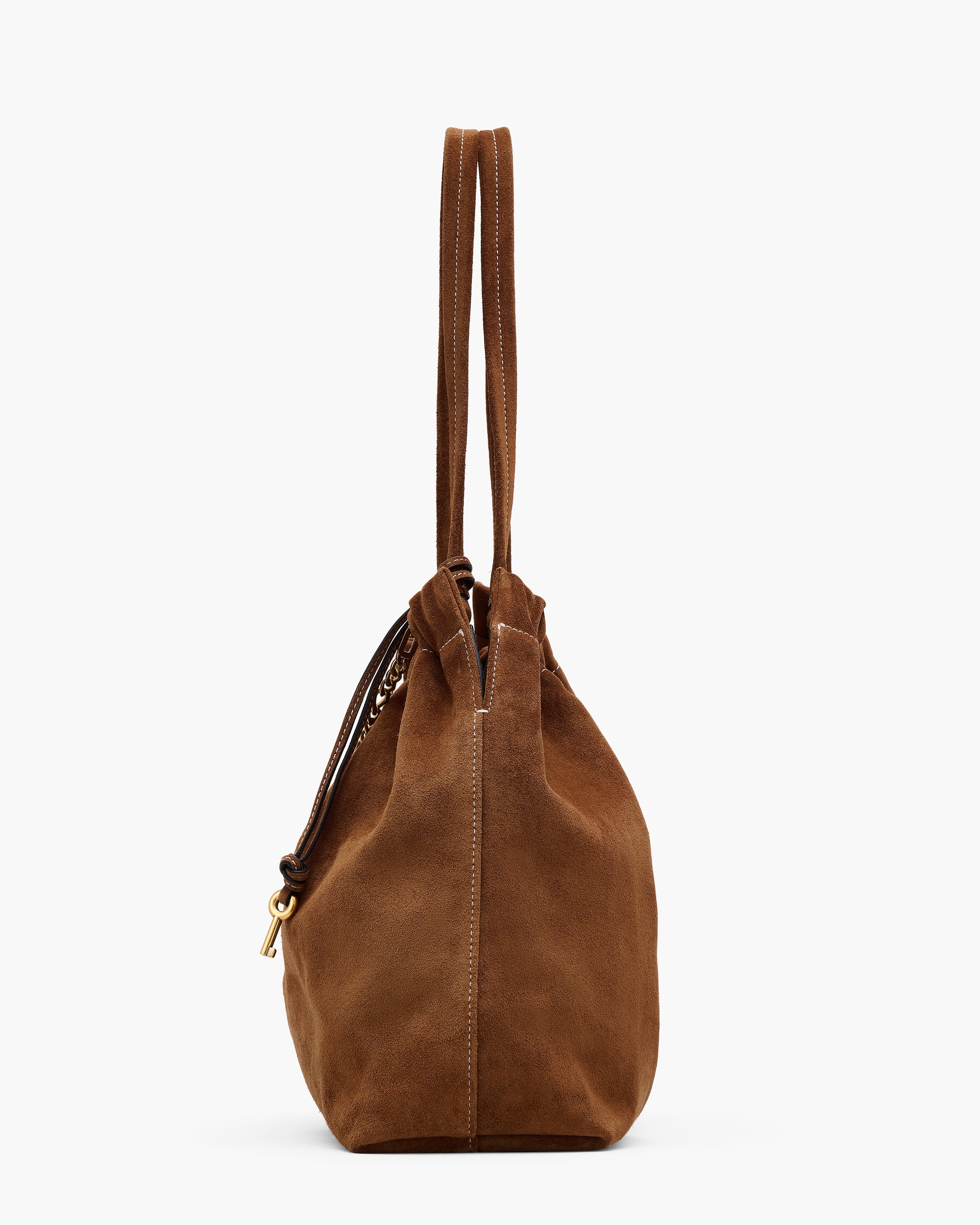 MARC JACOBS - Borsa a spalla - The Suede Cristina Tote - 2R5HTT022H01-860 - Copper Borse Marc Jacobs