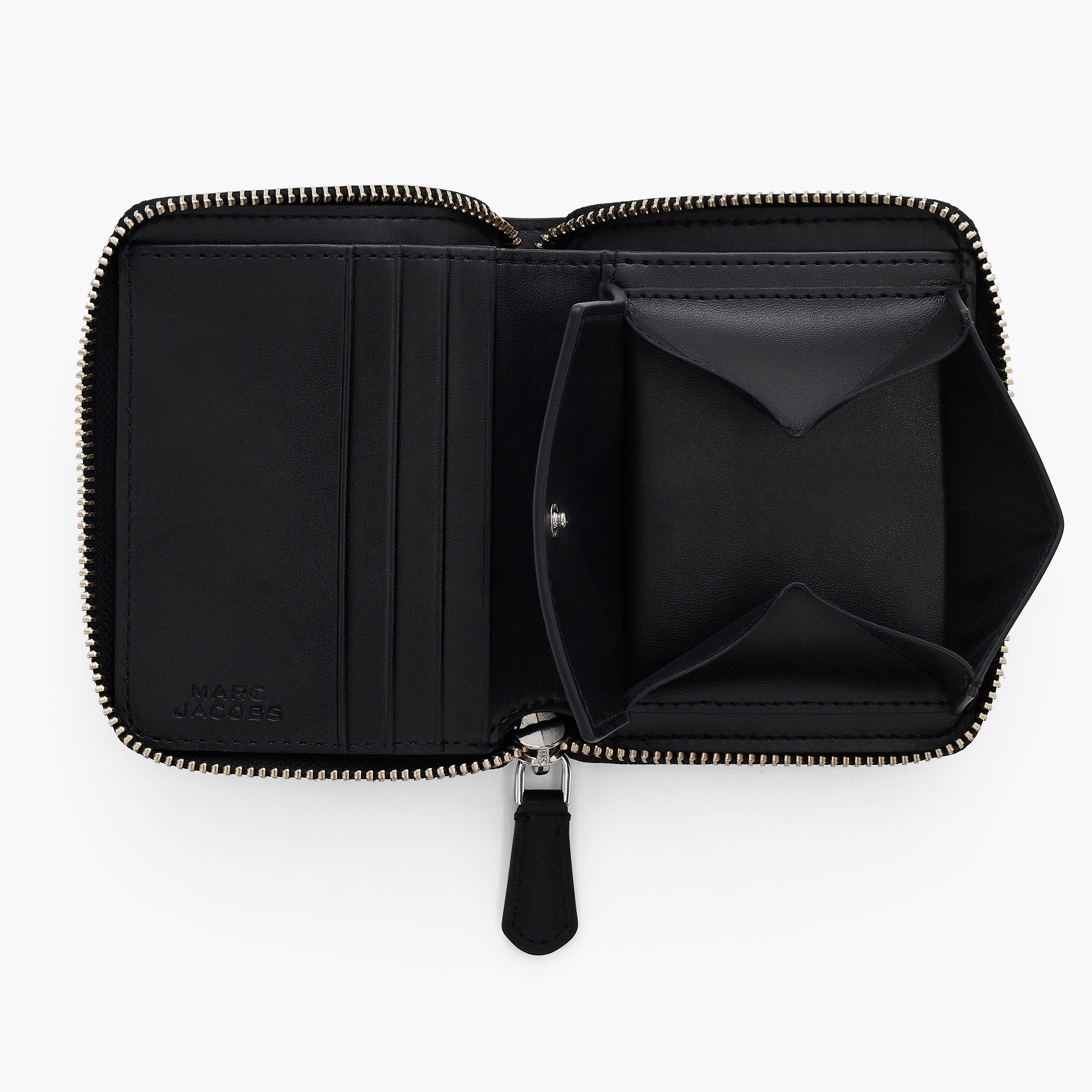 MARC JACOBS - The Slim Compact Wallet 2R5SMP016S01 -001 - Portafogli - Nero Accessori Donna Marc Jacobs